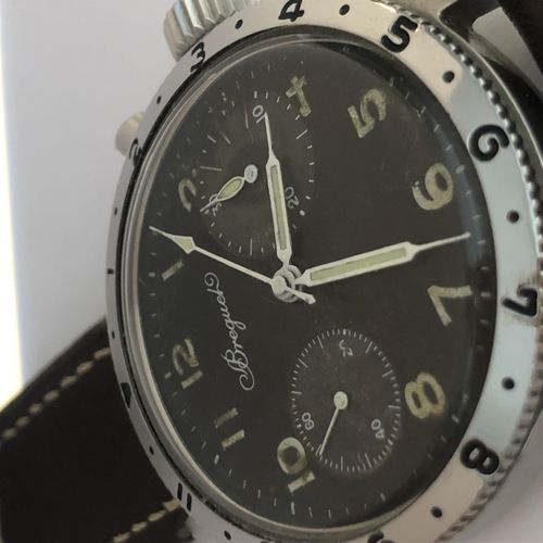 Null BREGUET 
Type XX, n° 2082
Vers 1956



Chronographe bracelet en acier avec &hellip;