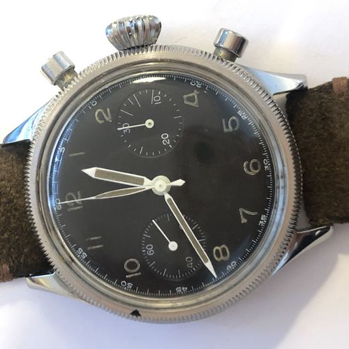 Null BREGUET 
Type XX, n° 7712
Vers 1956



Chronographe bracelet militaire en a&hellip;