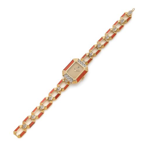 Null ROLEX 
N° 173
Vers 1960



Montre bracelet de dame en or jaune 18k (750), d&hellip;