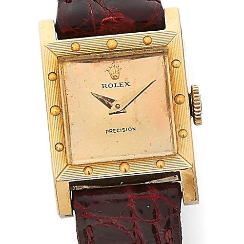 Null ROLEX 
Ref. 9251, n° 385459
Vers 1960



Montre bracelet de dame en or jaun&hellip;