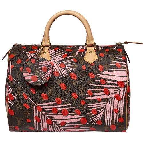 Null LOUIS VUITTON
Printemps-été 2016
Sac SPEEDY
 Toile Monogram Palm Dots et cu&hellip;