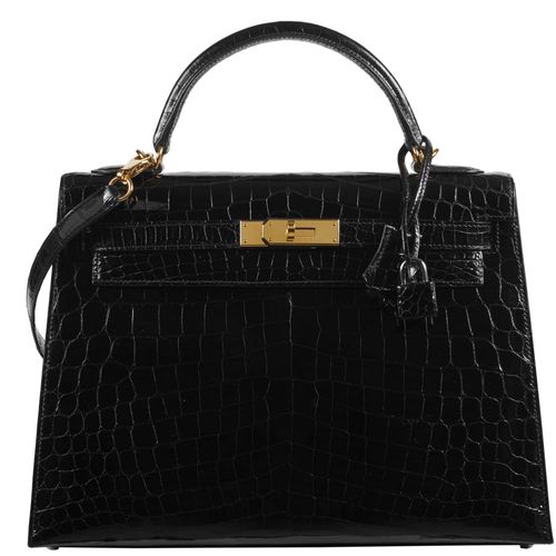 Null HERMÈS
2019
Sac KELLY Sellier 32
Crocodile du Nil lisse noir (Crocodylus ni&hellip;