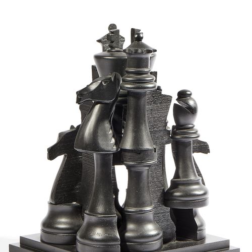 Null ARMAN (1928 - 2005)
Gambit, le grand jeu d'échec - 2003
Résine noire
Signat&hellip;