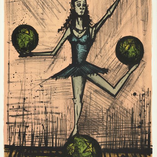 Null Bernard BUFFET (1928 - 1999)
MON CIRQUE - 1968
Paris, Fernand Mourlot, 1968&hellip;