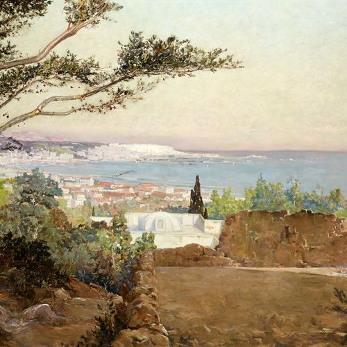 Null Gilbert GALLAND 1870-1950
Alger, vue de la villa Abd el Tif
Huile sur toile&hellip;
