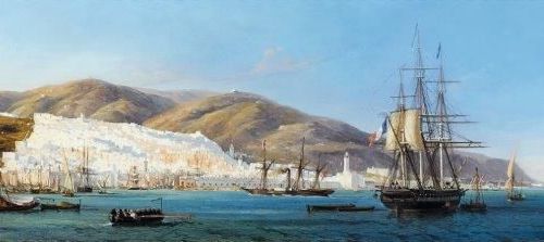 Null Antoine-Léon MOREL-FATIO 1810-1871
Vue du port d'Alger
Huile sur toile
Sign&hellip;