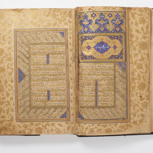 SA'DI (M. 1291 92) : GULISTAN Shiraz, Iran safavide, vers 1575 ; restaurations u&hellip;