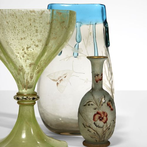 Null Émile GALLÉ 1846-1904
Vase calice - circa 1890-1900
En verre de coloration &hellip;