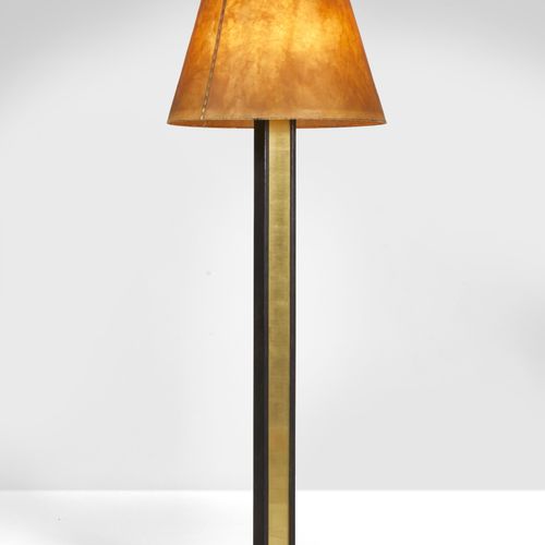 Null Paul DUPRÉ-LAFON 1900-1971
Rare lampadaire - circa 1945
Fût quadrangulaire &hellip;