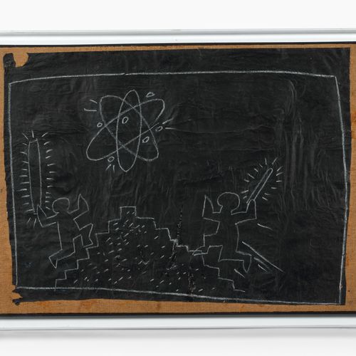 Null Keith HARING (Américain - 1958 - 1990)
Untitled - 1980
Craie blanche sur af&hellip;