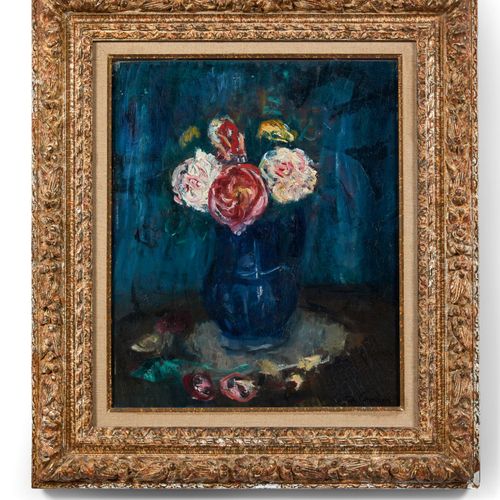 Null Charles CAMOIN 1879 - 1965
Roses dans le pot bleu - circa 1952
Huile sur pa&hellip;
