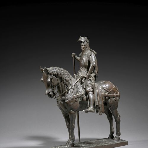 Null Emmanuel FREMIET Paris, 1824 - 1910
Louis d'Orléans
Bronze à patine brun cl&hellip;