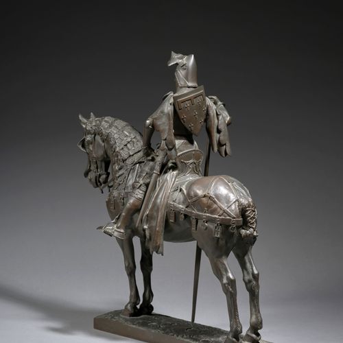 Null Emmanuel FREMIET Paris, 1824 - 1910
Louis d'Orléans
Bronze à patine brun cl&hellip;