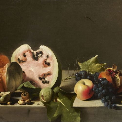 Null Pensionante del SARACENI Actif vers 1610-1620
Melon, pastèque et fruits sur&hellip;