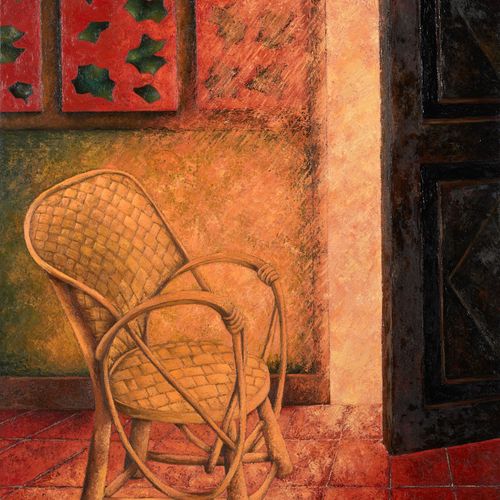 Null 乔治-鲍基尔 1910 - 1997
扶手椅 - 1968年
布面油画
右下方有签名和日期 "68./G.BAUQUIER
146 x 114 cm &hellip;