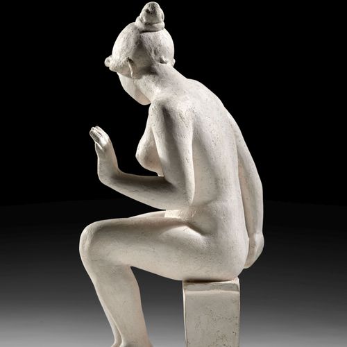 Null Aristide MAILLOL 1861-1944
Leda - 1900
White terracotta
Signed with the mon&hellip;