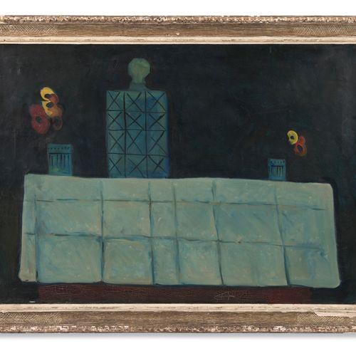 Null Charles LAPICQUE 1898-1988
静物与水晶瓶 - 1929年
布面油画
右下方有签名 "Lapicque
65 x 92 cm &hellip;