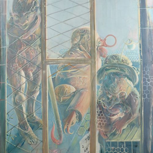 Null 达多 (1933 - 2010)
扫血者III - 1973
布面油画
有两次签名和日期，中心下方和右下方 "达多，73"。


146.50 x 1&hellip;