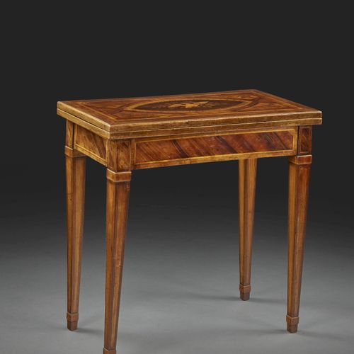 Null NEOCLASSIAN GAME TABLE By Giuseppe Maggiolini (1738-1814)
Walnut, ebony, ro&hellip;