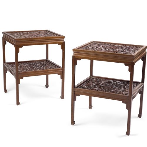 Null TWO WOODEN LOW TABLES, China, Qing Dynasty for the openwork panels

 
Recta&hellip;