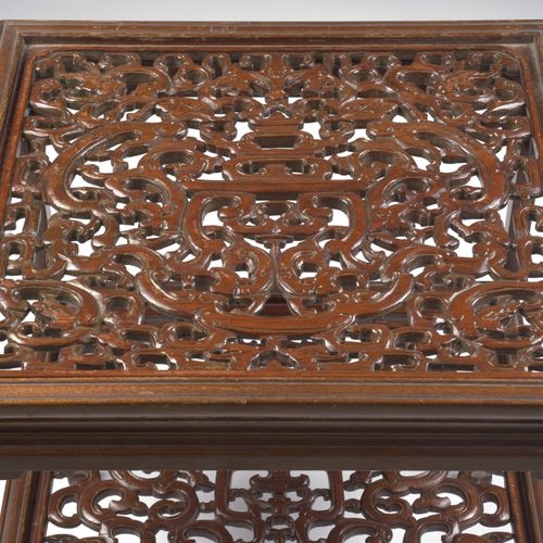 Null TWO WOODEN LOW TABLES, China, Qing Dynasty for the openwork panels

 
Recta&hellip;