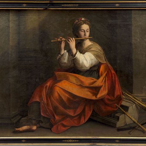 Null Philippe QUANTIN Dijon, vers 1600 - 1636
La muse Euterpe
Huile sur toile
Lé&hellip;