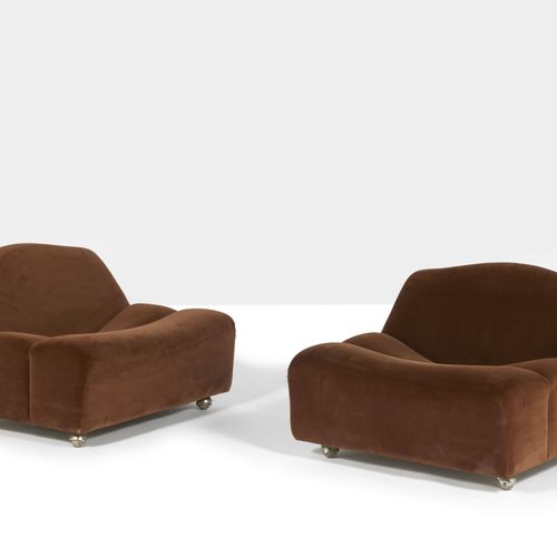 Null Pierre PAULIN 1927-2009
Pair of armchairs model 261 "ABCD" - 1968
Fiberglas&hellip;