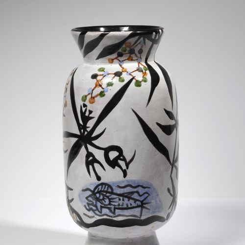 Null Jean LURCAT 1892-1966
Vase
Enamelled ceramic with polychrome decoration

Si&hellip;