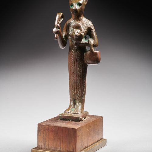 Null BASTET EN BRONZE

Art égyptien, Basse Époque, 664-332 av. J.-C.


Statuette&hellip;