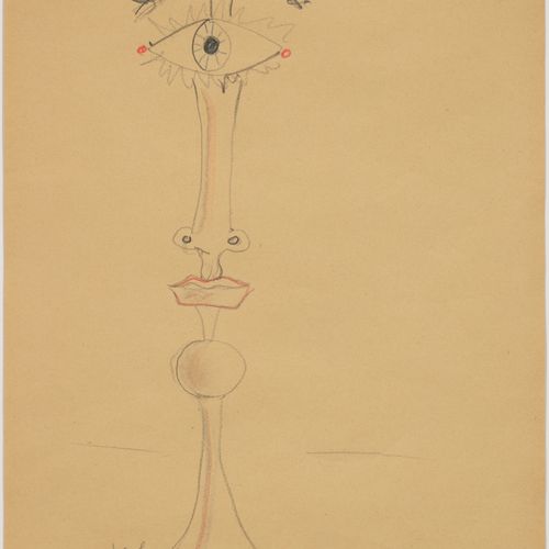 Jean COCTEAU (1889-1963) Le chandelier de la Chapelle St-Pierre de
Villefranche &hellip;