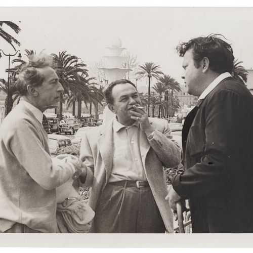 J. FENEYROL Jean Cocteau, Orson Wells, Edward G. Robinson au
Festival de Cannes;&hellip;