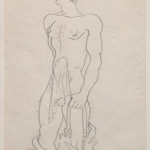 Jean COCTEAU (1889-1963) * Érotique - Étude pour une illustration de Querelle de&hellip;