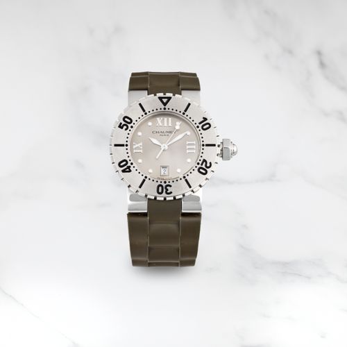 CHAUMET. MONTRE BRACELET DE DAME EN ACIER AVEC DATE MOUVEMENT QUARTZ CHAUMET. A &hellip;