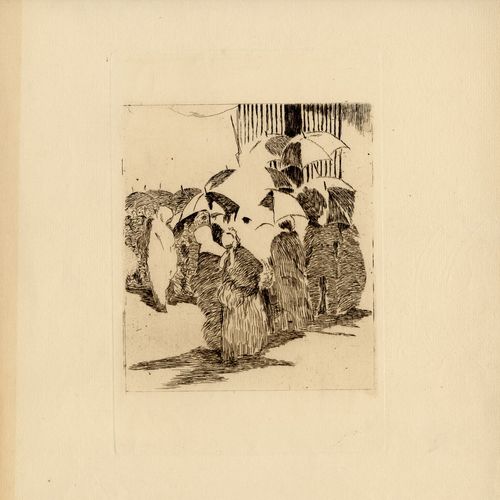 MANET, EDOUARD, 1832 - Paris - 1883 2 opere. A) Ritratto di un uomo con un cappe&hellip;