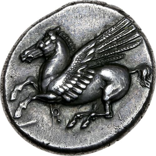 Null CORINTHIE : Corinthe (350-388 av. J.-C.) Statère. 8,64 g. Tête d Athéna à g&hellip;