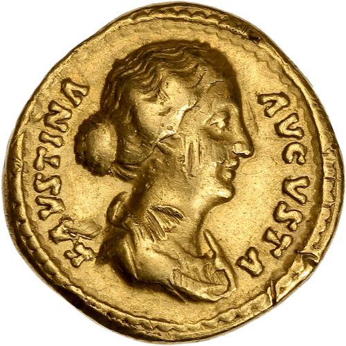 Null FAUSTINE jeune, épouse de Marc-Aurèle ( 175) Auréus. Rome (161-175). 7,15 g&hellip;