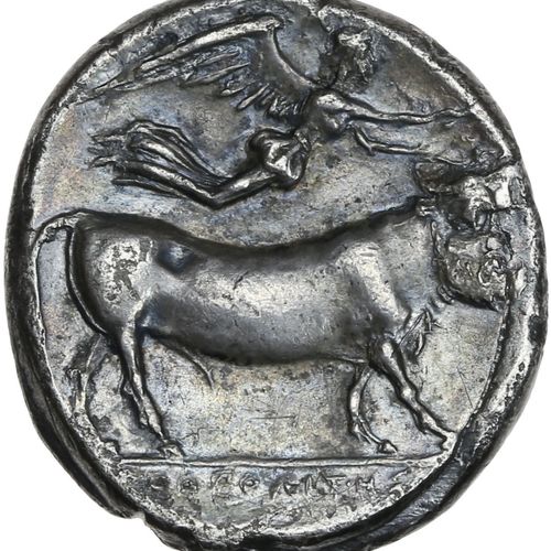 Null CAMPANIE : Naples (400-360 av. J.-C.) Didrachme. 7,15 g. Tête de nymphe à d&hellip;