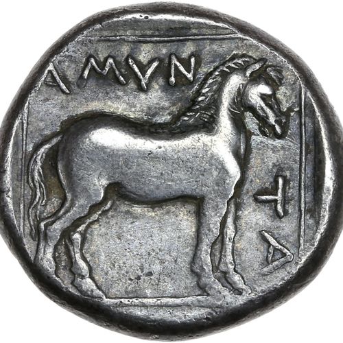 Null ROYAUME de MACEDOINE : Amyntas III (393-369 av. J.-C.) Didrachme. 10,08 g. &hellip;