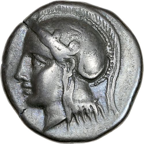 Null CRETE : Itanos (320-270 av. J.-C.) Drachme. 5,22 g. Tête d Athéna à gauche,&hellip;