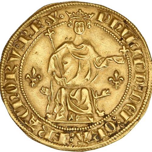 Null PHILIPPE IV, le Bel (1285-1314), Florin d or dit à la reine (1305). 4,68 g.&hellip;