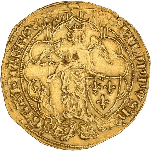 Null PHILIPPE VI de Valois (1328-1350) Ange d or (2e émission, 8 août 1341). 6,3&hellip;