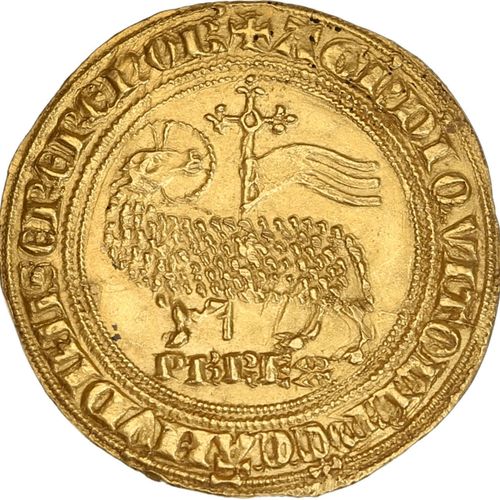 Null PHILIPPE IV, le Bel (1285-1314) Agnel d or (26 janvier 1311). 4,13 g. Agnea&hellip;