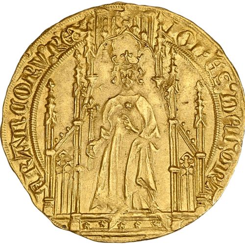 Null JEAN II, le Bon (1350-1364) Royal d or (2e émission, 15 avril 1359). 3,55 g&hellip;