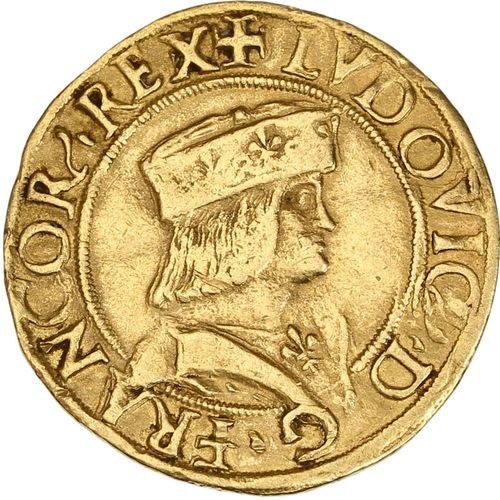 Null DUCHE de MILAN (1499-1512) Double ducat d or. 6,90 g. Buste du roi à droite&hellip;