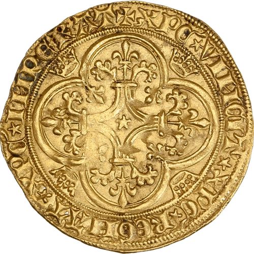 Null CHARLES VI (1380-1422) Ecu d or à la couronne (11 mars 1385). 3,94 g. Ecu d&hellip;