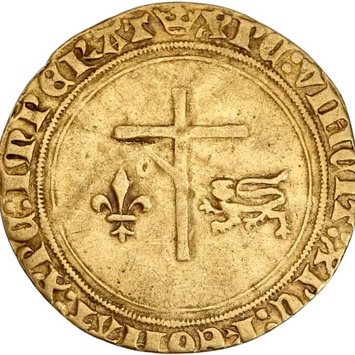 Null HENRI VI (1422-1453) Angelot d or. Paris. 1,97 g. L archange Gabriel à mi-c&hellip;