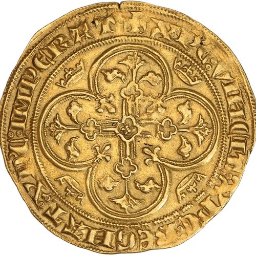 Null PHILIPPE VI de Valois (1328-1350) Ange d or (2e émission, 8 août 1341). 6,3&hellip;