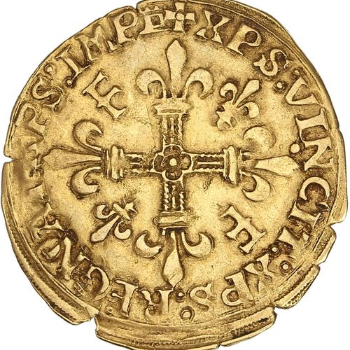 Null FRANCOIS Ier (1515-1547) Ecu d or au soleil, 5e type (21 juillet 1519). Tou&hellip;