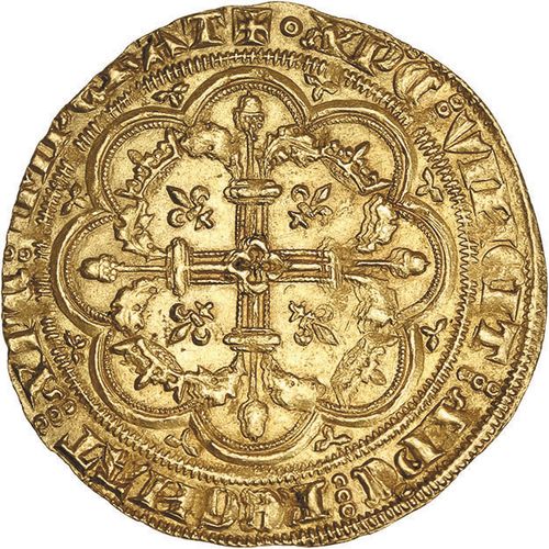 Null PHILIPPE VI de Valois (1328-1350) Couronne d or (29 janvier 1340). 5,43 g. &hellip;
