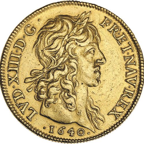 Null LOUIS XIII (1610-1643) Quatre louis d or à la tête laurée. Uvre de Jean War&hellip;